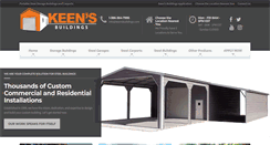 Desktop Screenshot of keensbuildings.com